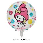 18" Round My Melody Foil Balloon