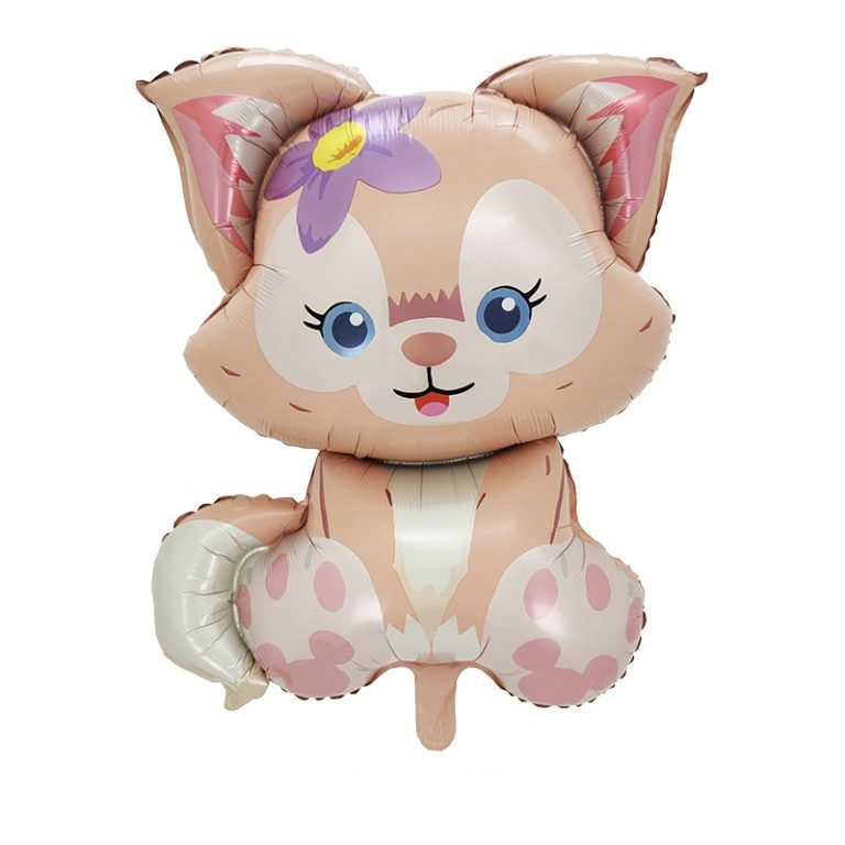 130.jpg 18" Cute Brown Bunny Foil Balloon - Image 1