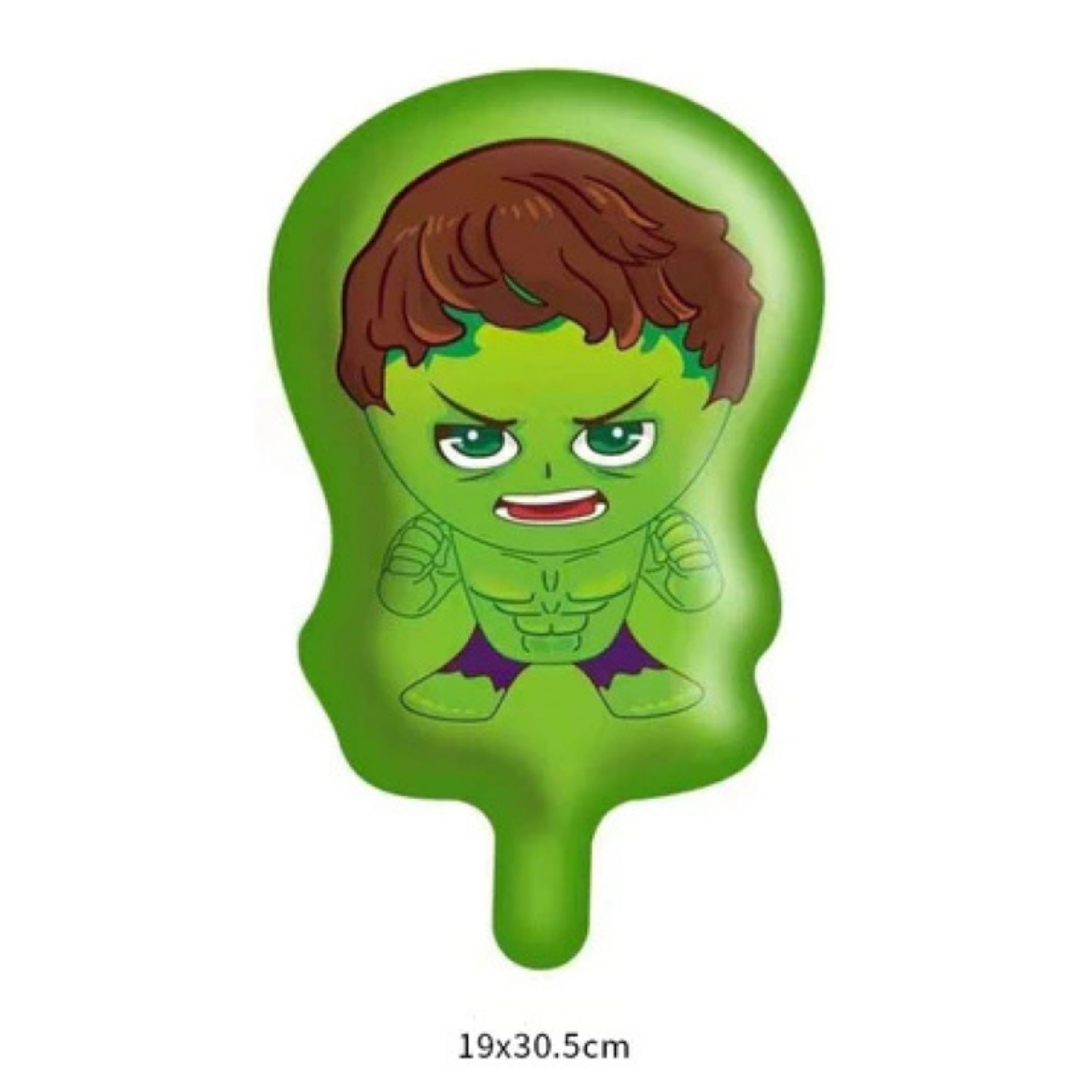 168-scaled-1.jpg 19x30.5cm Green Hulk Themed Foil Balloon - Image 1