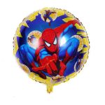 18" Round Spiderman Themed Foil Balloon