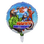 18" Round Super Hero Theme Foil Balloon