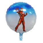 18" Round Iron Man Theme Foil Balloon