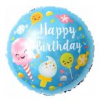 18" Sweet Theme "Happy Birthday" Foil Balloon