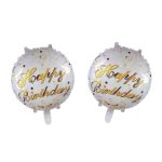 18" Round Happy Birthday Foil Balloons