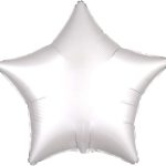 18" Silver Star Shape Metallic Foil Balloon
