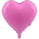18" Heart Shape Metallic Foil Balloon