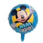 18" Blue Round Mickey Mouse Foil Balloon