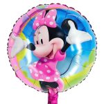 18" Round Minnie Mouse Foil Balloon