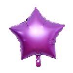 18" Purple Star Shape Metallic Foil Balloon
