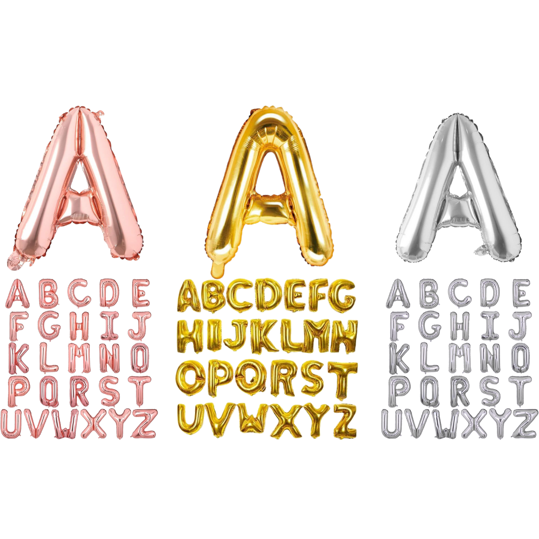 Super-Bargain-Megastore-2.png 16" Alphabet A-Z Letter Foil Balloons - Image 1