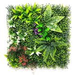 Mixed Greenery Wall Panel 50cm By 50cm