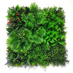 Vibrant Tropical Green Wall Panel 50cm By 50cm