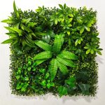 Ferns & Tropical Leaves Wall Panel 50cm By 50cm