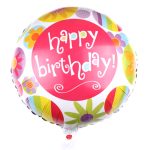 18" Round "Happy Birthday!" Foil Balloon