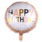 18" Round "Happy Birthday" Foil Balloon