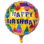 18 Inch Happy Birthday Gold Foil Balloon