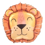 Lion Head with Eyes Closed Foil Balloon 55*55cm