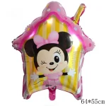 Pink Minnie Mouse Foil Balloon 64*55cm