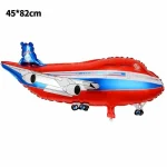 Airplane Shape Red Foil Balloons For Birthday Party
