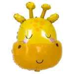 Yellow/Gold New Medium Giraffe Head Foil Balloon 50*71cm