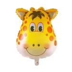 Yellow/Gold New Medium Giraffe Head Foil Balloon 50*71cm