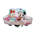 Pink Mickey Mouse in Car 68*54cm
